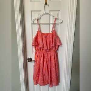 Lilly Pulitzer for Target orange and pink sundress